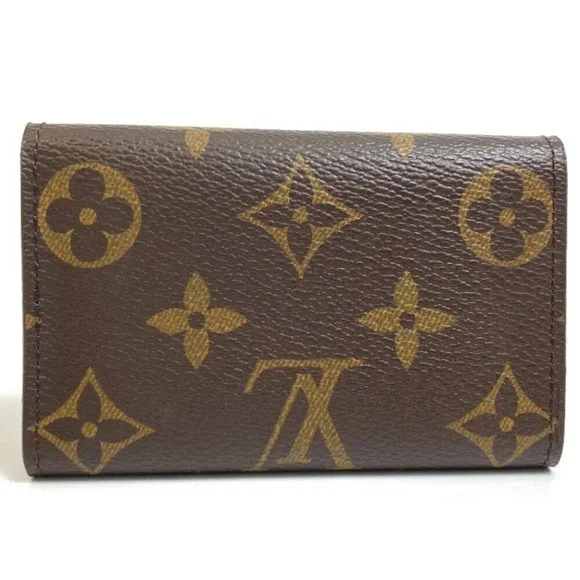 AUTH LOUIS VUITTON Multicles6 6-Ring Key Case Monogram Canvas Brown - Picture 4 of 12